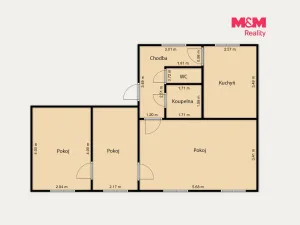 Prodej bytu 3+1, Hranice, Tovární, 170 m2