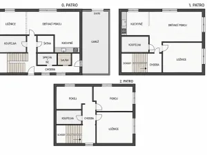 Prodej rodinného domu, Klatovy, Korálkova, 210 m2