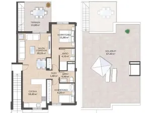 Prodej rodinného domu, San Miguel de Salinas, Alicante, Španělsko, 73 m2
