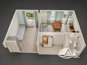 Prodej bytu 2+kk, Nesebar, Bulharsko, 42 m2