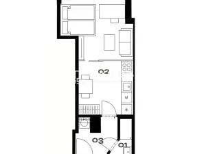 Prodej bytu 1+kk, Praha - Holešovice, Vinařská, 31 m2