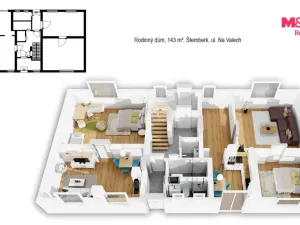 Prodej rodinného domu, Šternberk, Na Valech, 143 m2