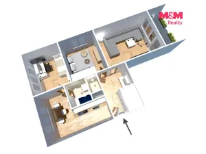 Prodej bytu 3+1, Kraslice, Družstevní, 62 m2