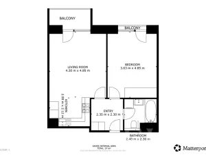 Pronájem bytu 2+kk, Praha - Chodov, Nebřenická, 56 m2