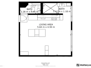 Pronájem bytu 1+kk, Praha - Záběhlice, Topolová, 31 m2