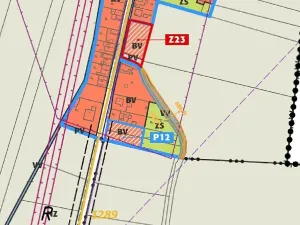 Dražba pozemku, Opolany, 1293 m2