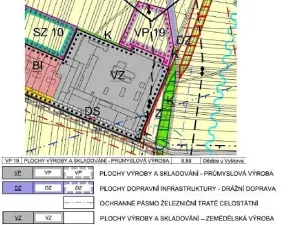 Dražba pozemku, Vyškov, 8890 m2