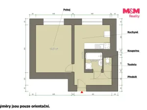 Pronájem bytu 1+1, Plasy, Potoční, 42 m2