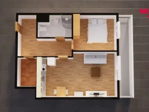 Prodej bytu 2+kk, Praha, Na břehu, 56 m2