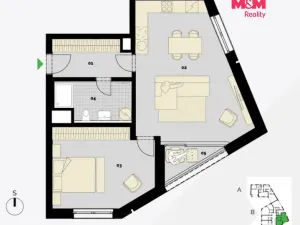 Prodej bytu 2+kk, Praha - Střížkov, Střížkovská, 70 m2