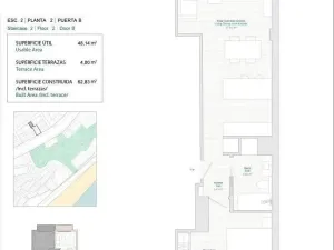 Prodej bytu 2+kk, Villajoyosa, Alicante, Španělsko, 48 m2
