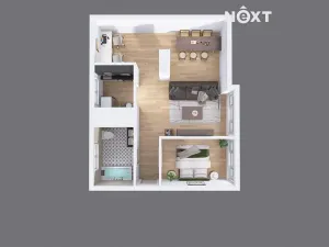 Prodej bytu 2+kk, Vejprnice, Nerudova, 52 m2