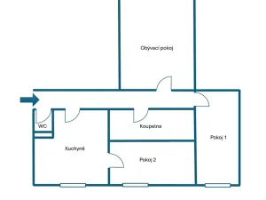 Prodej bytu 3+1, Praha - Strašnice, Donatellova, 65 m2