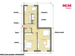 Prodej bytu 2+1, Plzeň - Skvrňany, Vejprnická, 60 m2