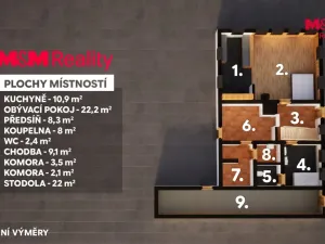 Prodej chalupy, Polevsko, 124 m2