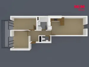 Prodej bytu 3+kk, Praha - Žižkov, Hartigova, 65 m2