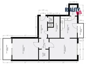 Pronájem bytu 2+1, Šlapanice, Brněnská, 58 m2
