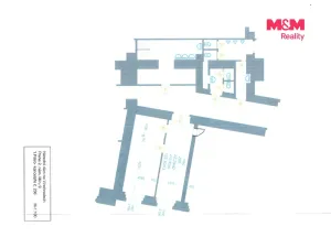 Pronájem kanceláře, Praha - Vinohrady, náměstí Míru, 32 m2