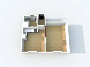 Pronájem bytu 1+1, Děčín, Oblouková, 35 m2