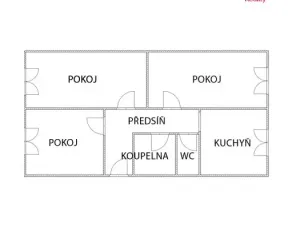 Prodej bytu 3+1, Kadaň, Koželužská, 81 m2