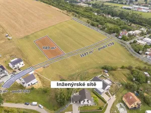 Prodej pozemku pro bydlení, Zlín, 1187 m2