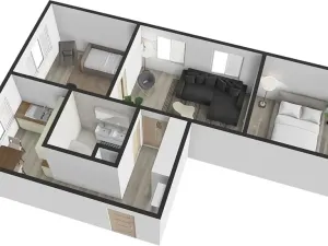 Prodej bytu 3+1, Počátky, Sídliště, 62 m2
