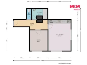 Prodej bytu 2+kk, Velké Meziříčí, U Statku, 51 m2
