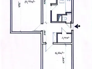 Pronájem bytu 2+1, Litoměřice - Předměstí, Vrchlického, 62 m2
