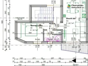 Prodej bytu 2+kk, Tribalj, Chorvatsko, 48 m2