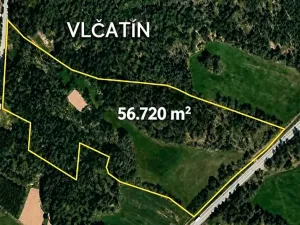 Prodej pozemku pro bydlení, Vlčatín, 56720 m2