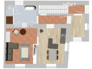 Prodej rodinného domu, Tábor, Bechyňská, 100 m2