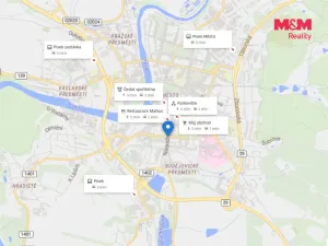 Pronájem kanceláře, Písek - Budějovické Předměstí, Nádražní, 63 m2