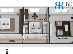 Prodej bytu 2+1, Přerov - Přerov I-Město, Bohuslava Němce, 52 m2