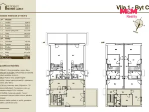 Prodej bytu 5+kk, Mokré Lazce, Generála Vlachého, 126 m2