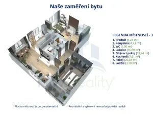 Prodej bytu 3+1, Rynárec, 83 m2