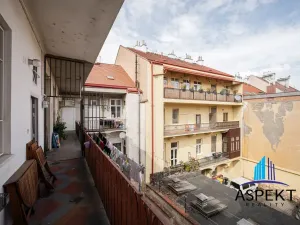 Pronájem bytu 2+1, Praha - Karlín, Vítkova, 50 m2