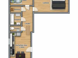 Prodej bytu 2+1, Praha - Vinohrady, Uruguayská, 61 m2