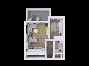 Pronájem bytu 2+kk, Olomouc, Topolová, 55 m2