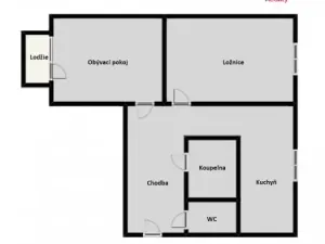 Prodej bytu 2+1, Most, Hutnická, 53 m2