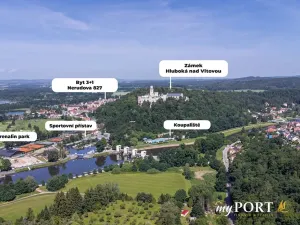 Prodej bytu 3+1, Hluboká nad Vltavou, Nerudova, 71 m2