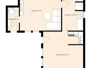 Prodej bytu 2+kk, České Budějovice, Plachého, 66 m2