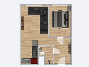 Prodej bytu 2+kk, Rakovník, V Lukách, 39 m2
