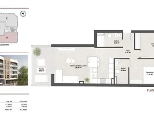Prodej bytu 3+kk, San Pedro del Pinatar, Murcia, Španělsko, 81 m2