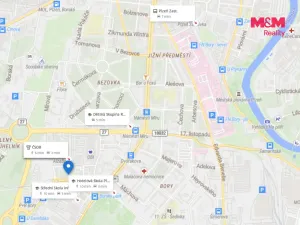 Pronájem bytu 2+kk, Plzeň - Jižní Předměstí, U Borských kasáren, 44 m2