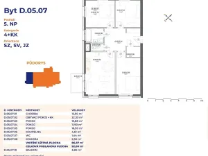 Prodej bytu 4+kk, Mělník, Bezručova, 92 m2