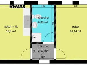 Pronájem bytu 2+kk, Chlumec nad Cidlinou, Rooseveltova, 41 m2