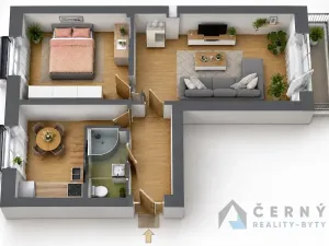 Prodej bytu 2+1, Liberec, Slovenského národního povstání, 50 m2