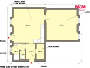 Pronájem bytu 2+kk, Františkovy Lázně, Národní, 69 m2