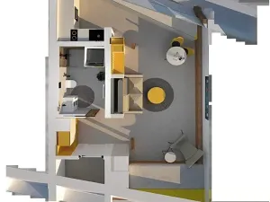 Pronájem atypického bytu, Litomyšl, Šmilovského, 42 m2