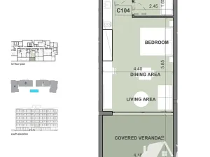 Prodej bytu 1+kk, Lemesos, Kypr, 55 m2